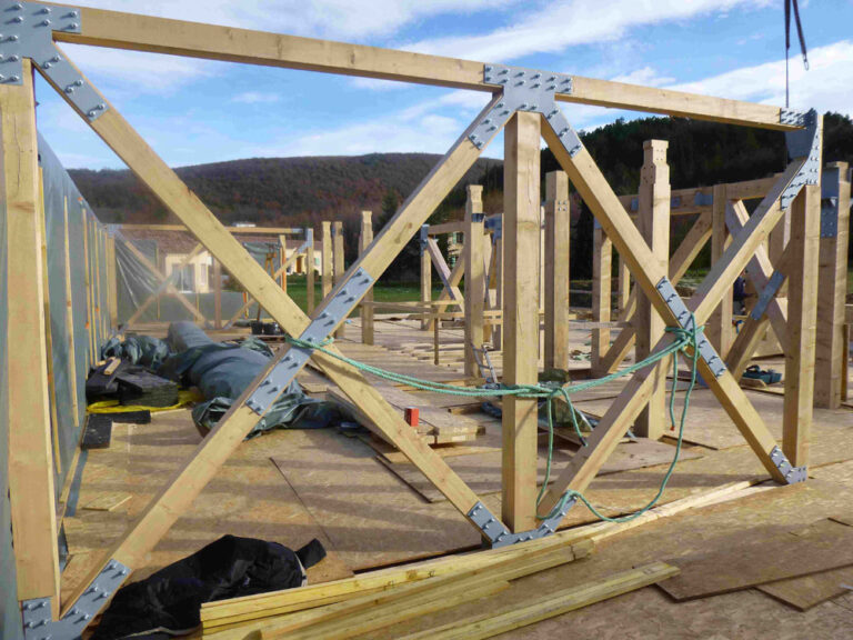 Les Croix de St André, un élément clé de l’ossature bois de nos nouveaux locaux Enertech Les Croix de St André, un élément clé de l’ossature bois de nos nouveaux locaux Enertech