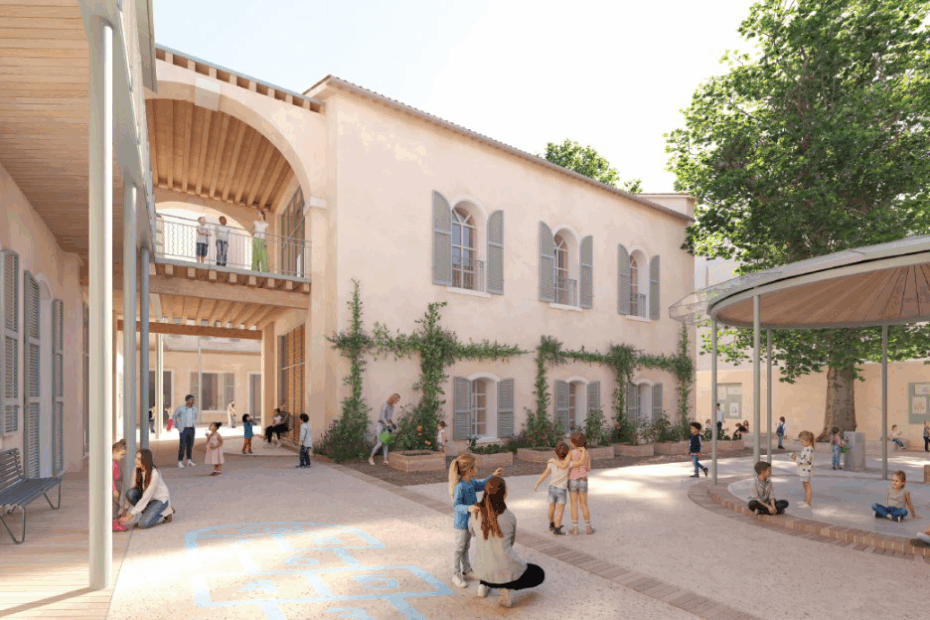 Rénovation de l'Ecole des Convalescents à Marseille - image: NSL