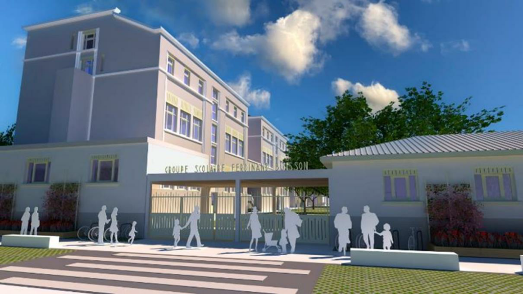 Projet rénovation groupe scolaire Ferdinand Buisson (ATELIER F4)