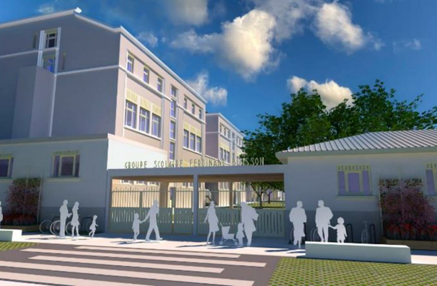 Projet rénovation groupe scolaire Ferdinand Buisson (ATELIER F4)