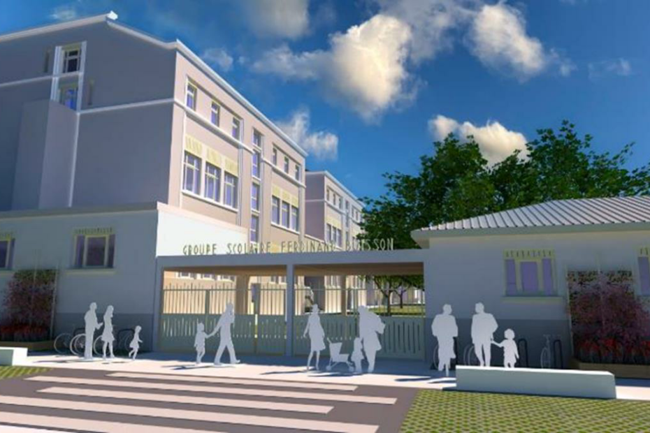 Projet rénovation groupe scolaire Ferdinand Buisson (ATELIER F4)